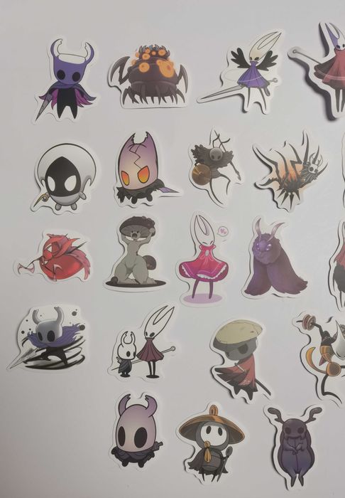 Gra Hollow Knight - naklejki, zestaw naklejek (25 sztuk) 3
