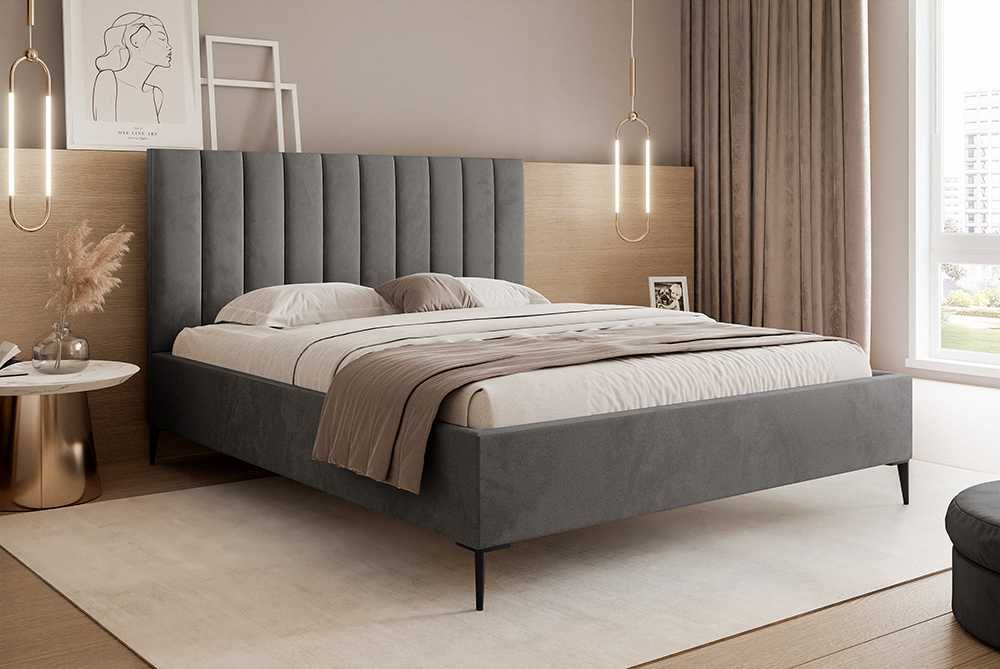 Łóżko tapicerowane NASTA Slim DARMOWA DOSTAWA z pojemnikiem na pościel