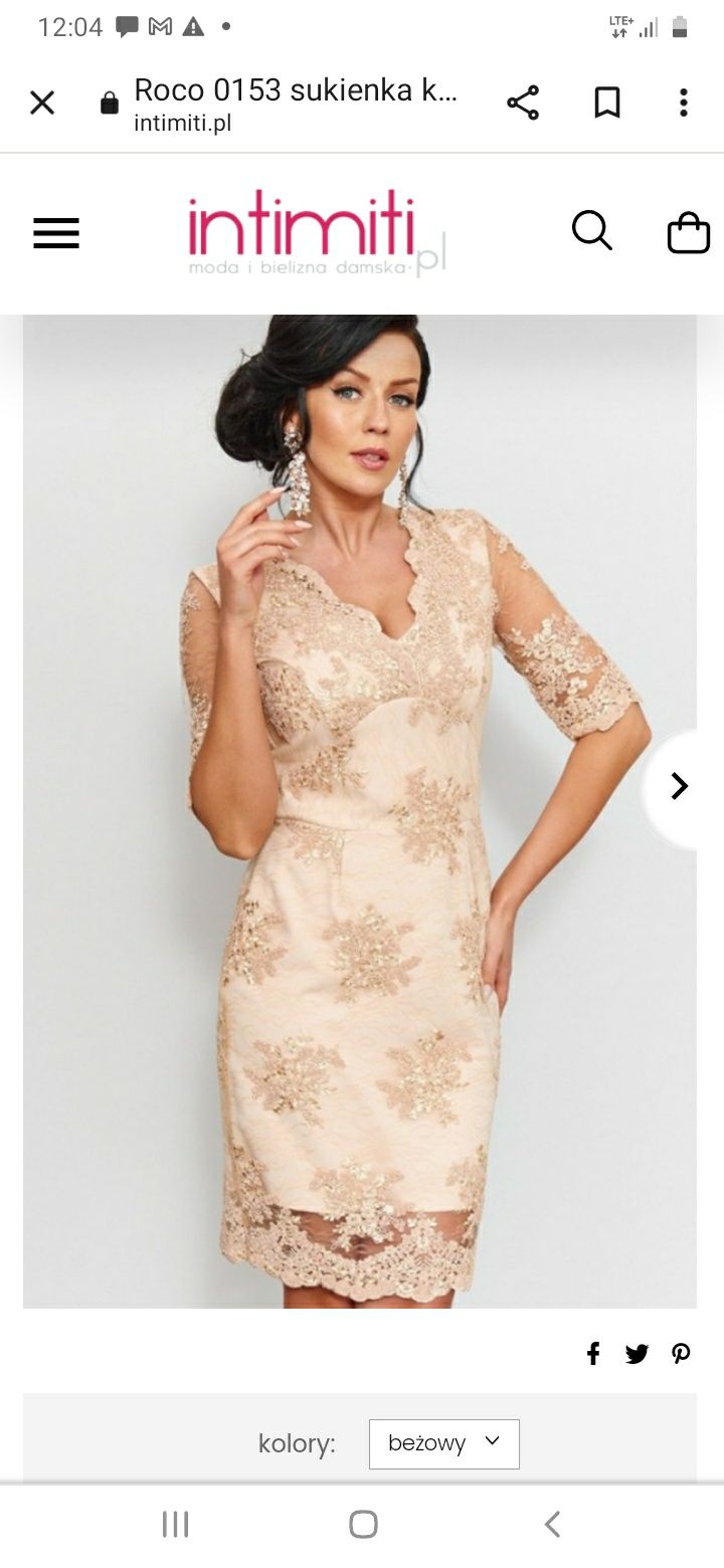 Elegancka sukienka