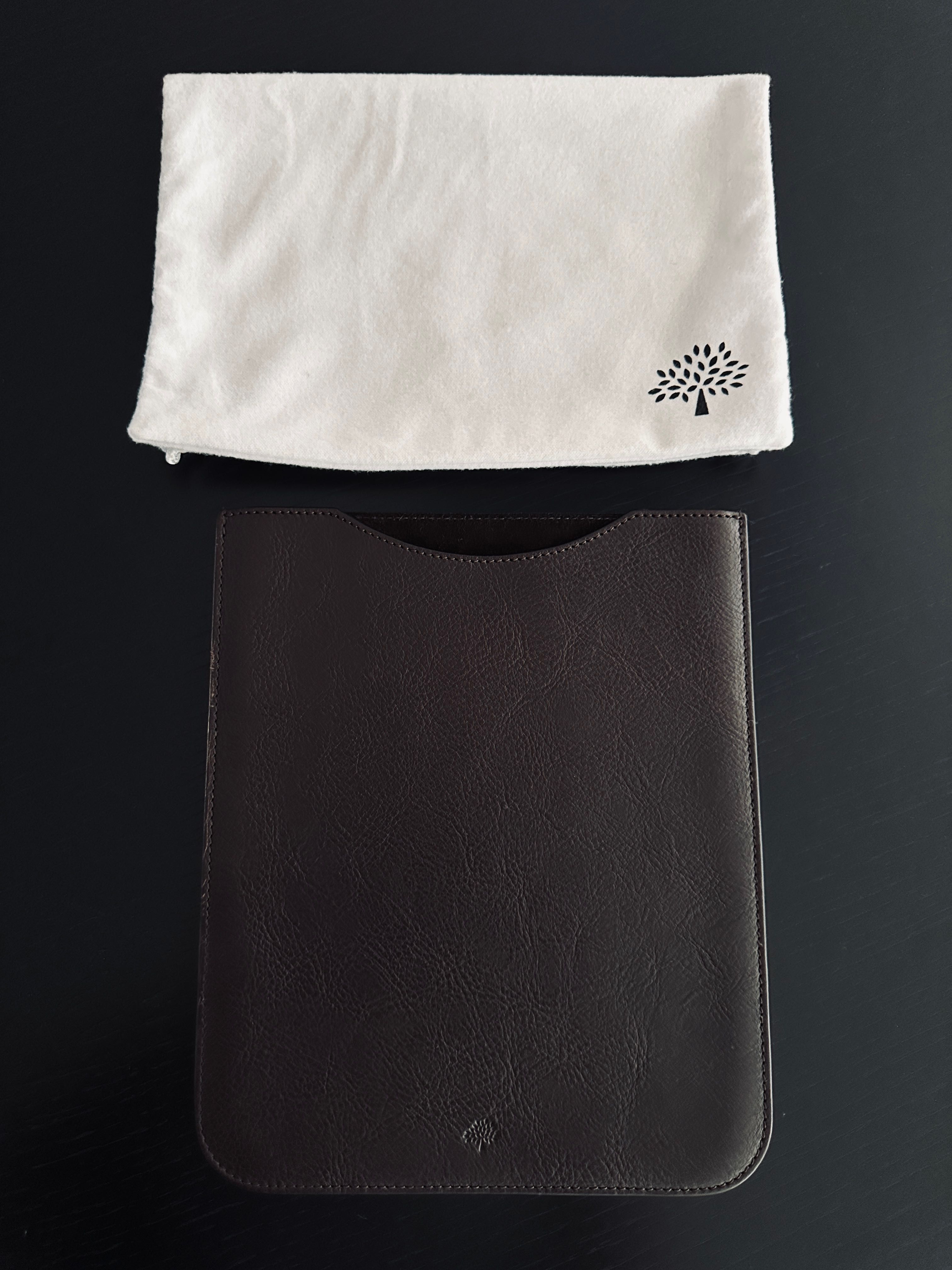 Sleeve de pele Mulberry para Ipad