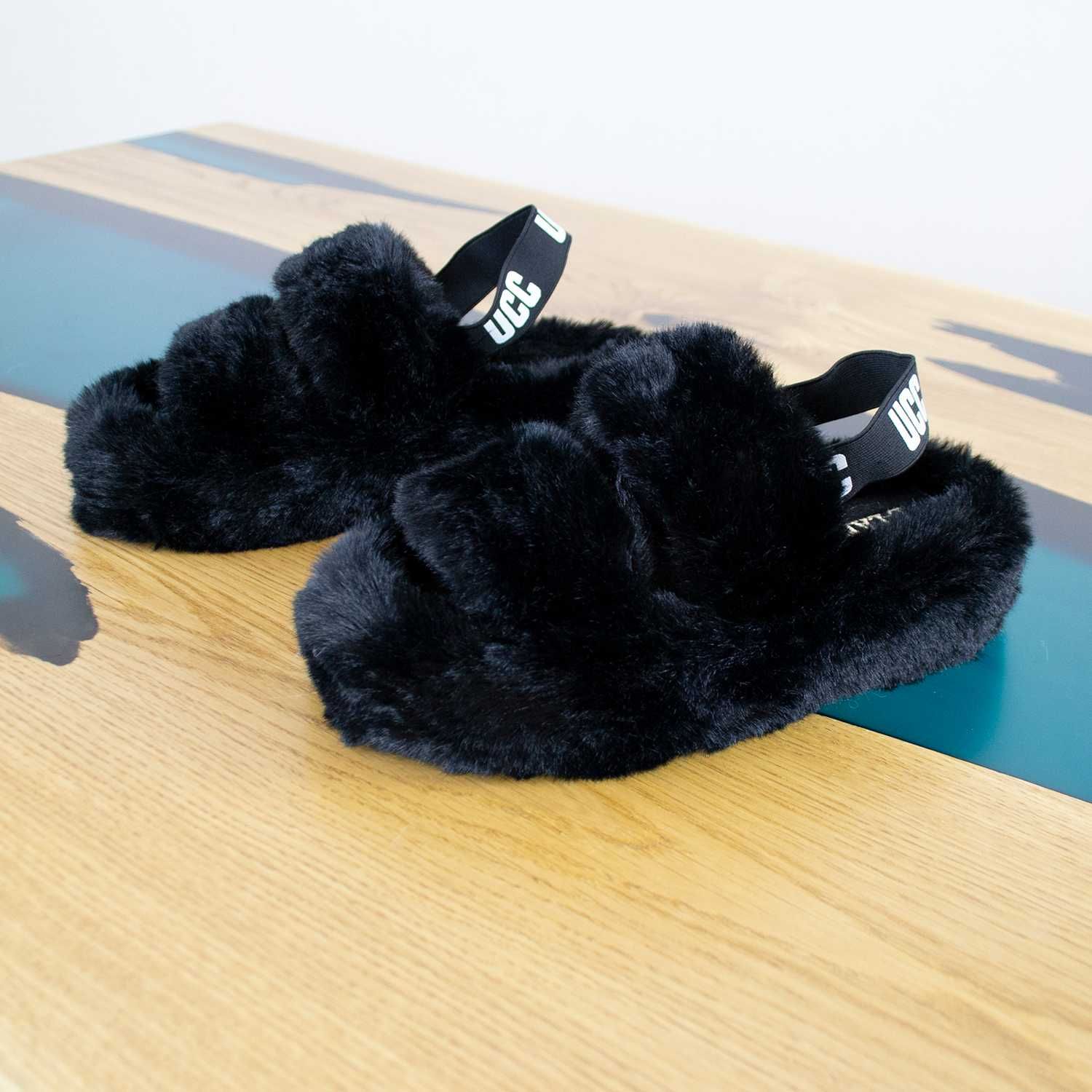 【HighWay】 Жіночі Босоніжки з хутром шльопки Босоножки с мехом сандалі