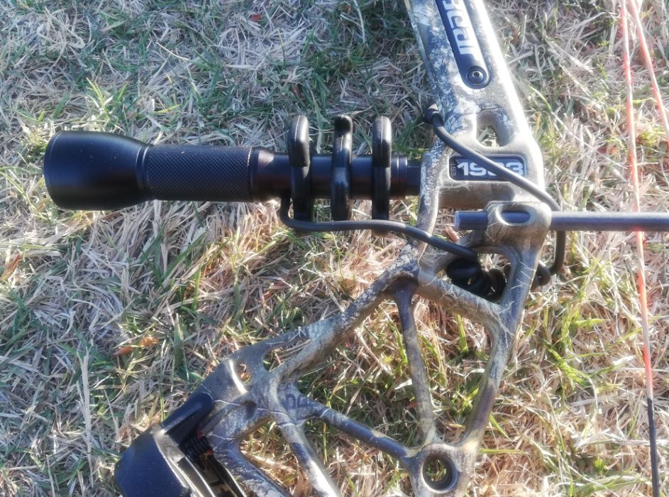 Stabilizator myśliwski do łuku z latarką polowanie łuk bloczkowy