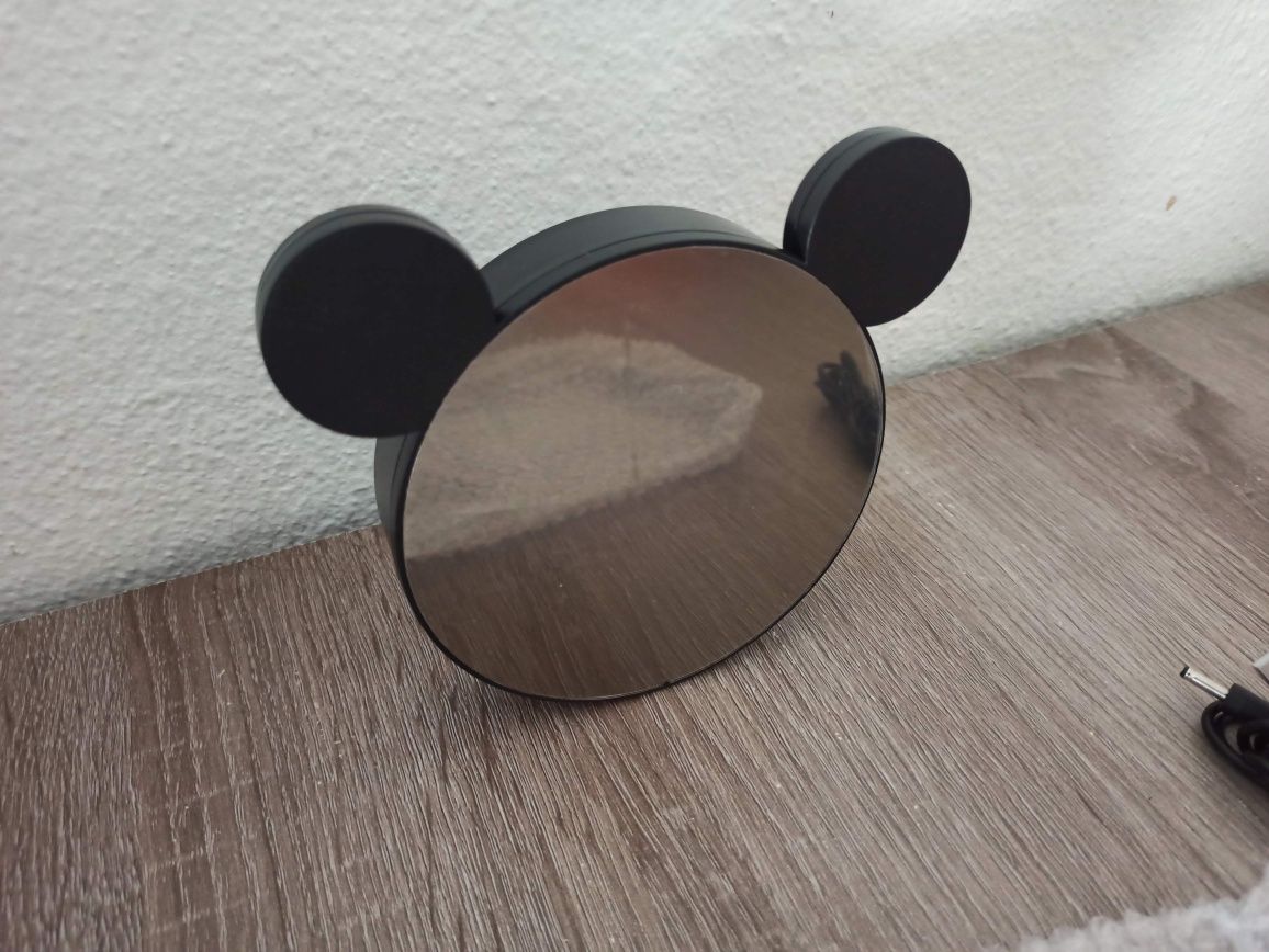 Relógio LED Secretaria cabeceira Rato Mickey
