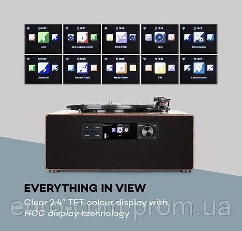 Проигрыватель,интернет радио Connect Vinyl Cube DAB/FM/USB VTDM