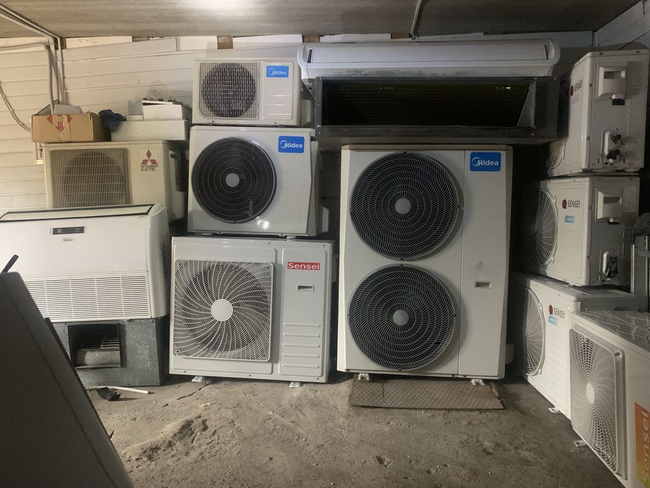 Мощные инверторные кондиционеры канальные, потолочные