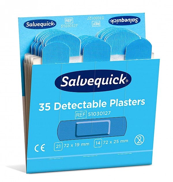 Plastry wykrywalne Cederroth Salvequick, 35 szt.