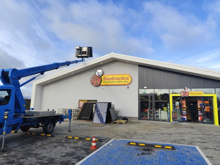 !!! Podnośnik koszowy Wynajem Zwyżka Hel Gdynia Puck Reda Wejherowo !!