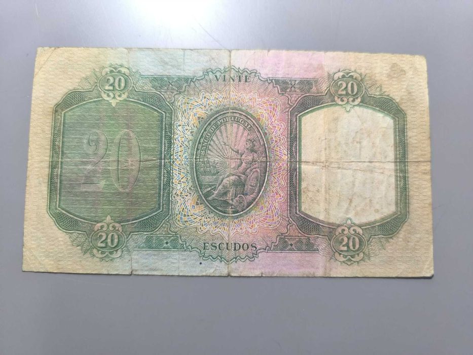 Nota de 20 Escudos – 26/06/1951 – Chapa 6