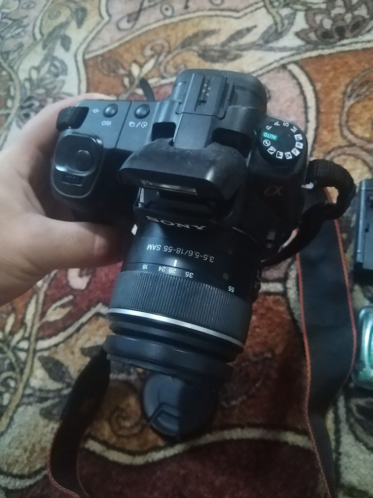 Sony dslr a200 + об'єктив sony sal1855, фотоапарат флешка