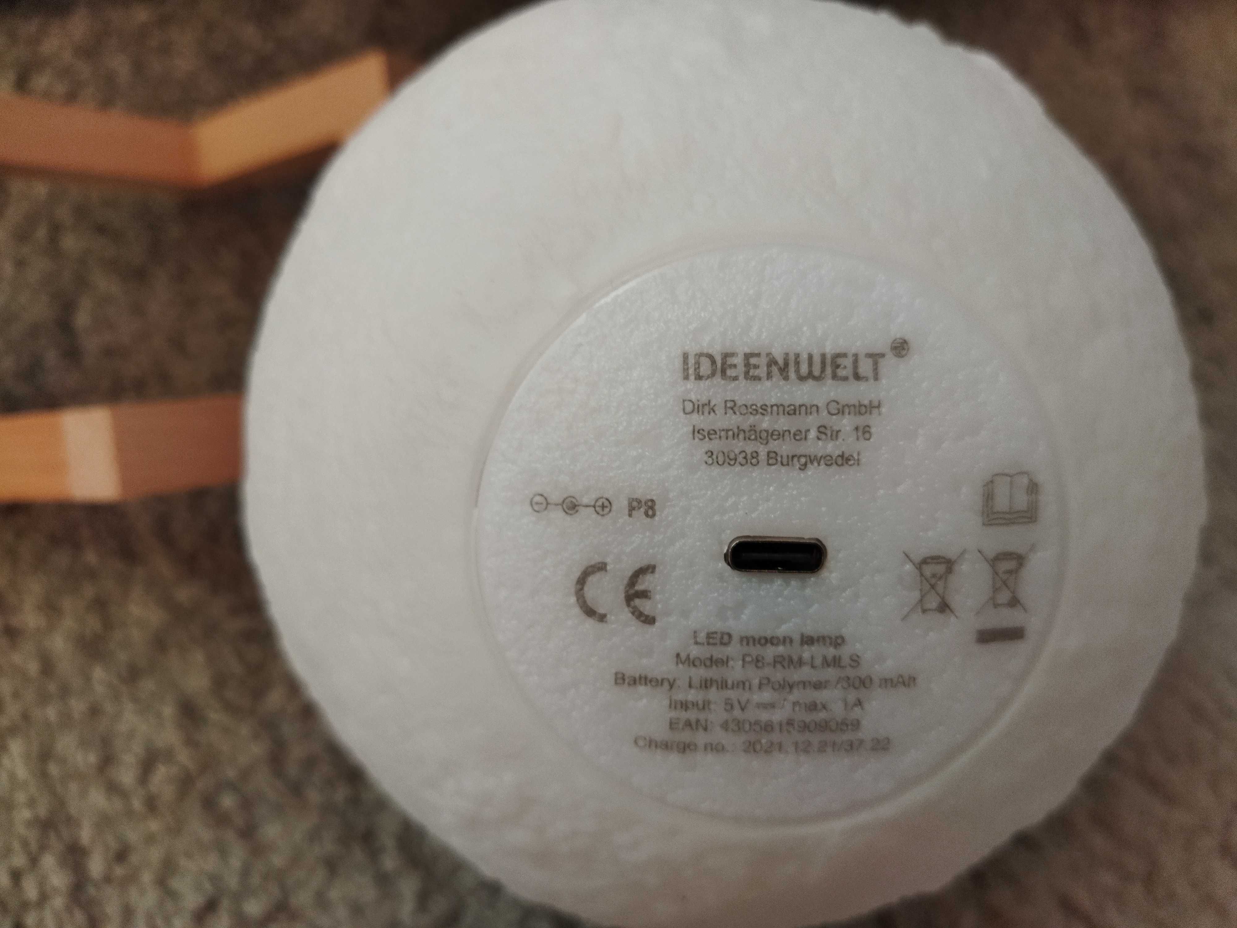 lampka księżyc IDEENWELT