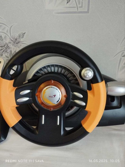 Ігрове кермо з педалями  Genius Speed Wheel 3 МТ