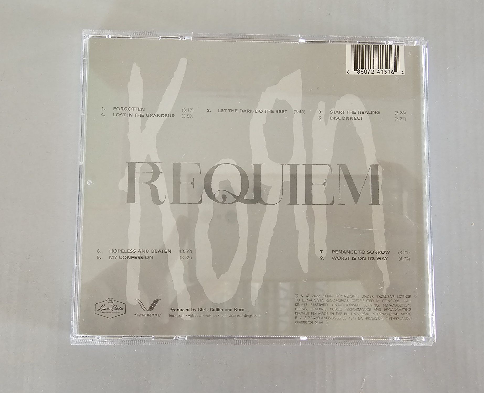 Korn - Requiem (2022) CD Deluxe Edition Naszywka + Naklejka OPIS!