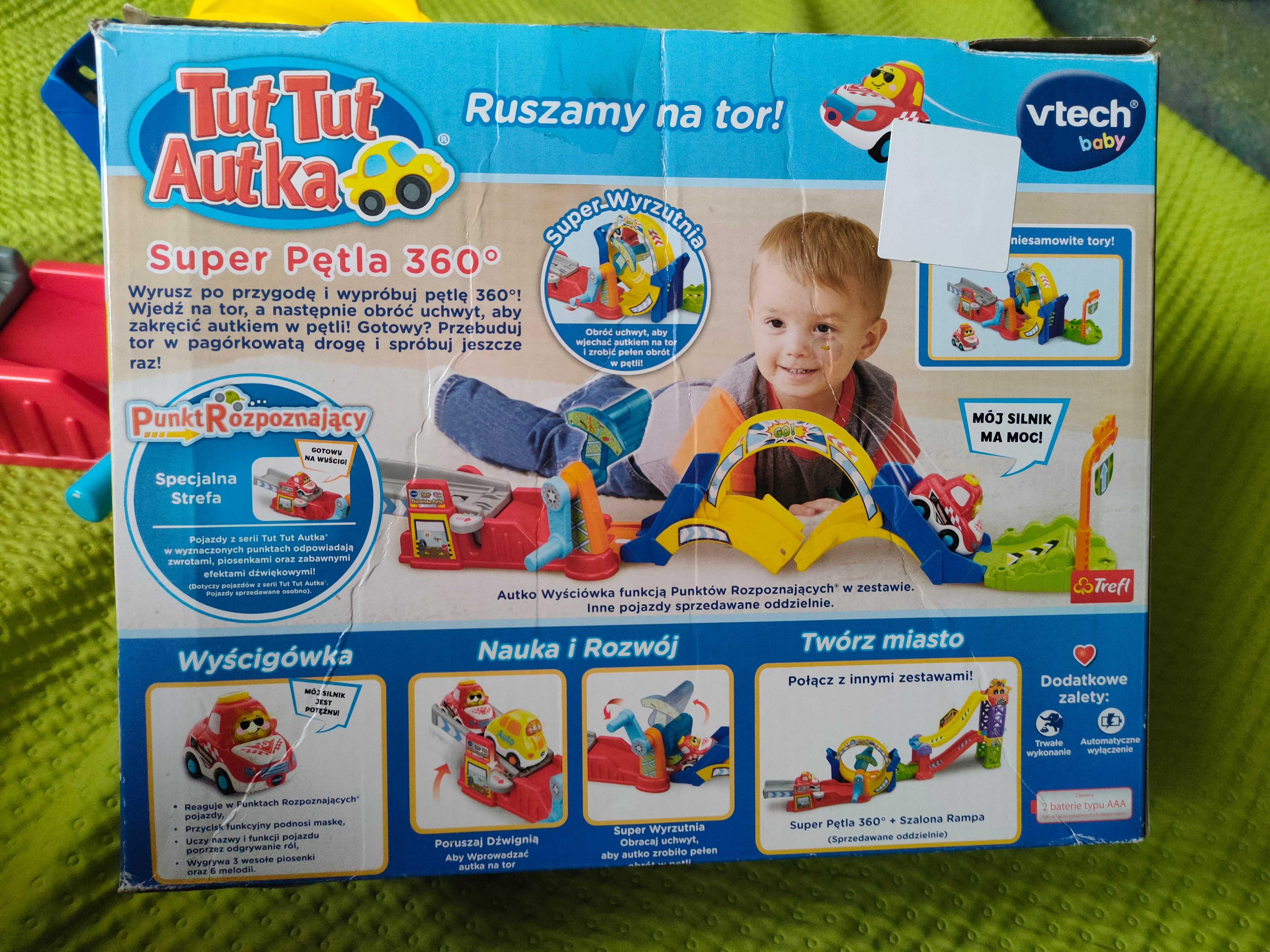 Tut tut autka super pętla 360 tor jak nowa vtech baby