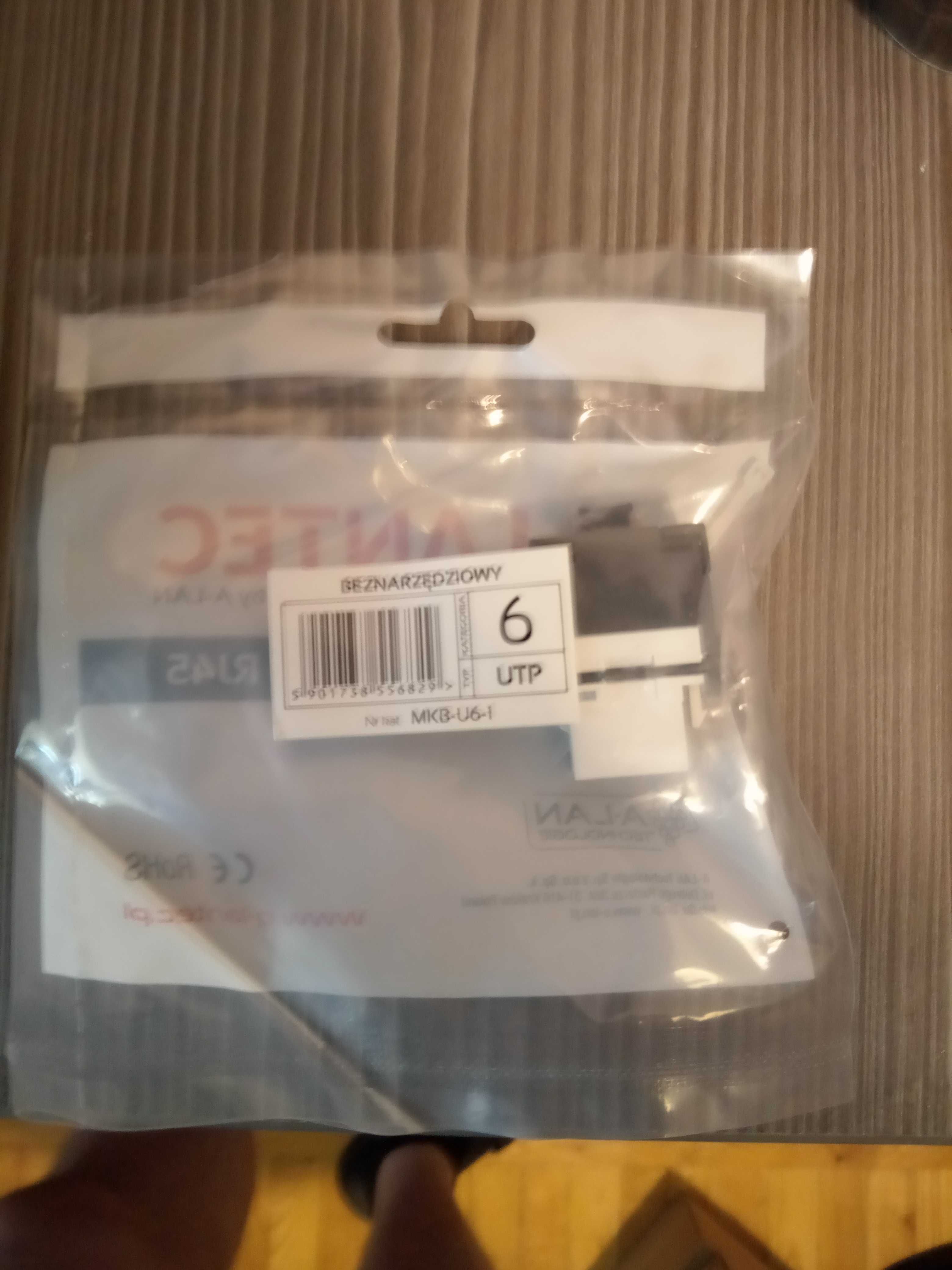 Moduł Q-lantec by A-Lan keystone Jack RJ45 6 UTP pakiet 50szt