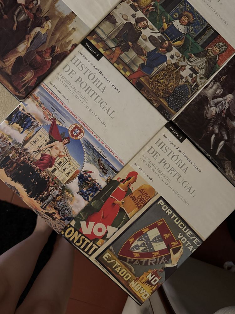 5 livros - historia de portugal