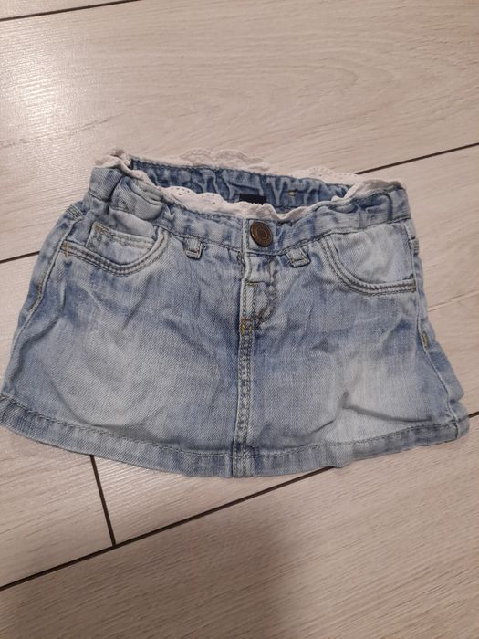 Spódnica jeansowa dziecięca 9-12 m-cy