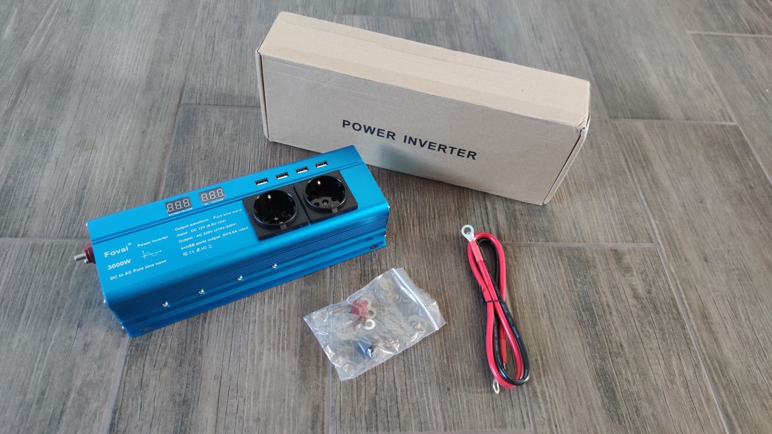 Инвертор Pure Sine Wave Foral 3000, 12V