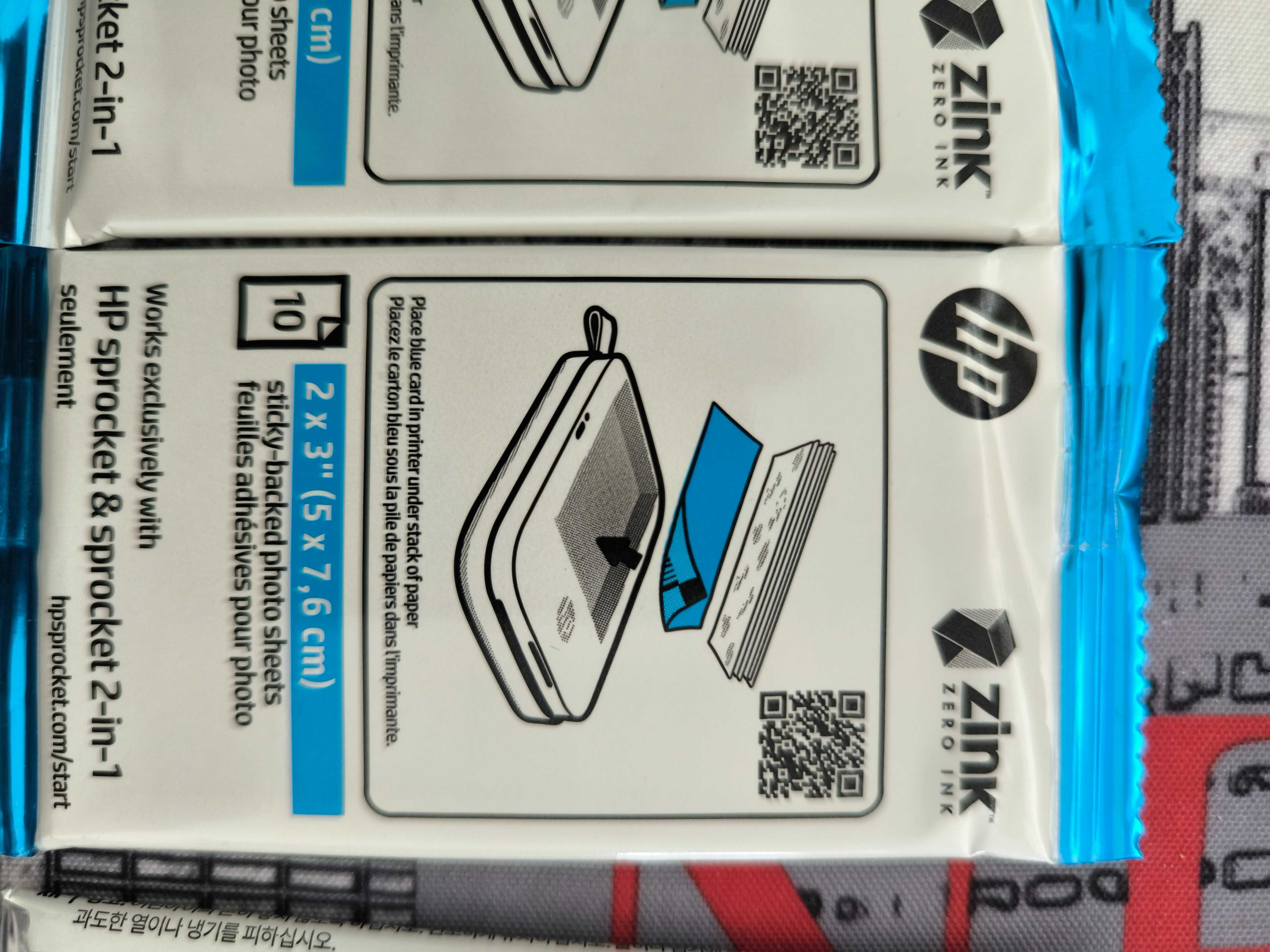 Zink Photo paper (Zero Ink) para imprimir fotos de 2'' x 3''