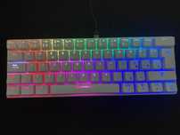 Teclado NewSkill "PYROS IVORY" Branco