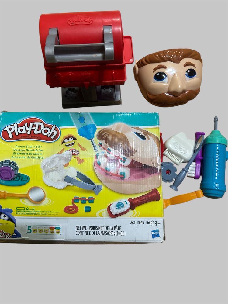 Play doh стоматолог та бургерная пластилин