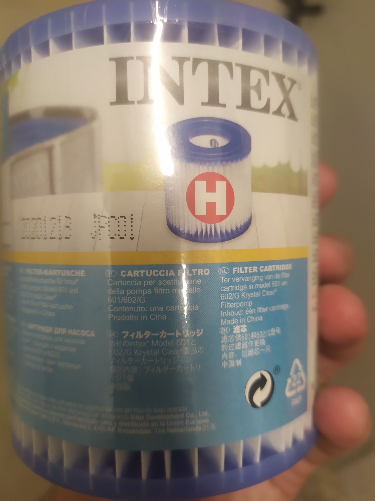 Filtro H para bomba Intex