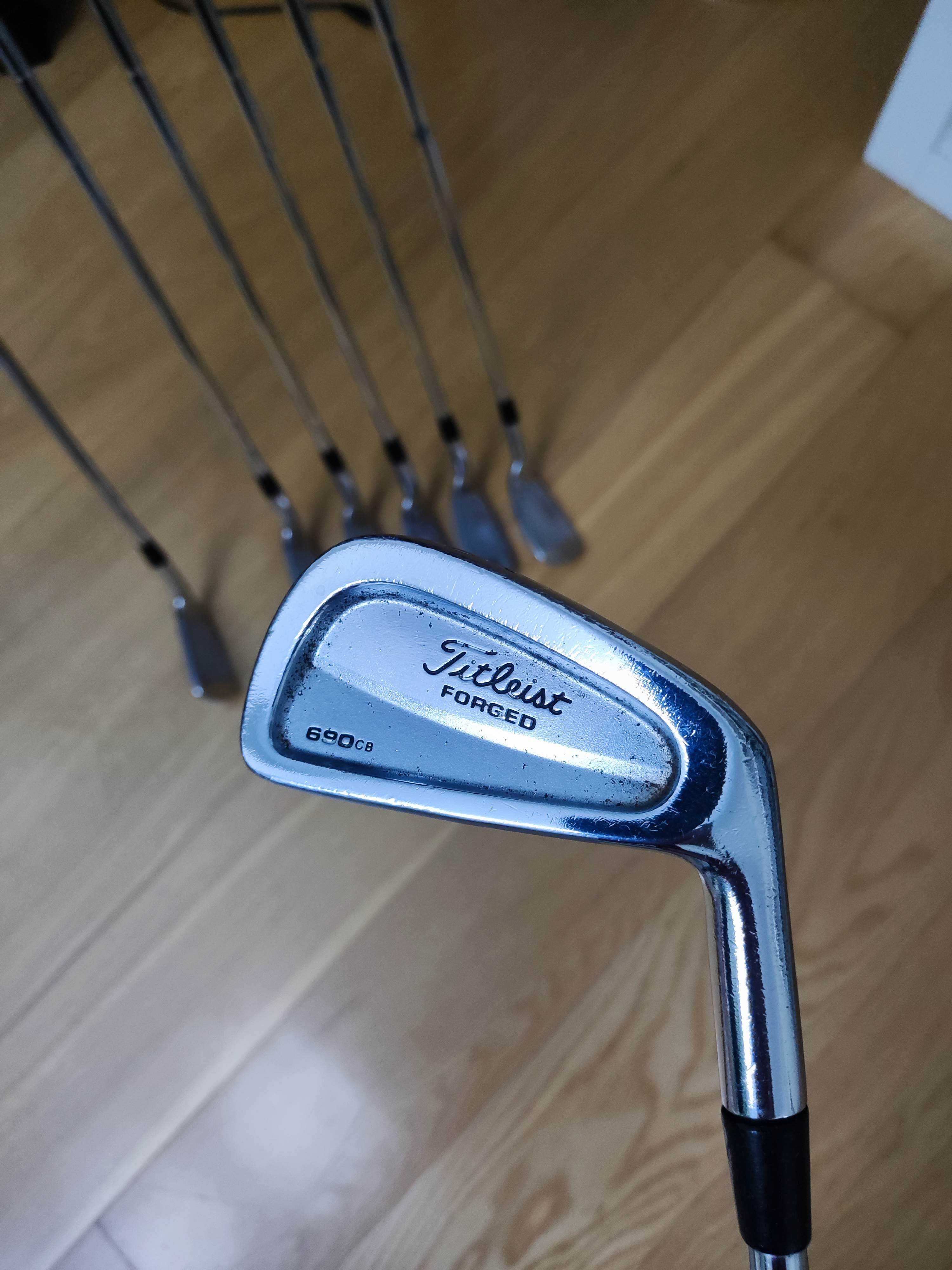 Ferros golfe Titleist CB vareta Dynamic Gold regular excelente estado