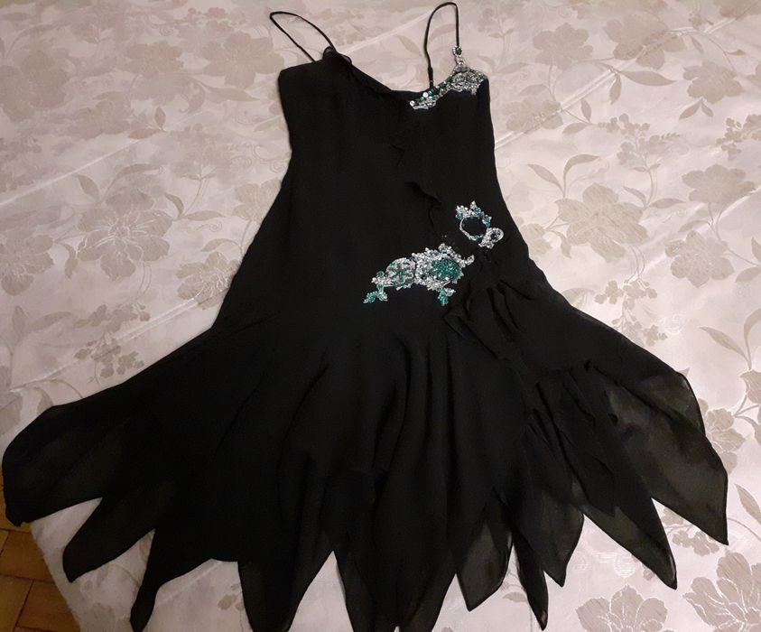 Платье KAREN MILLEN  ZARA шёлк нарядное  XS-S размер