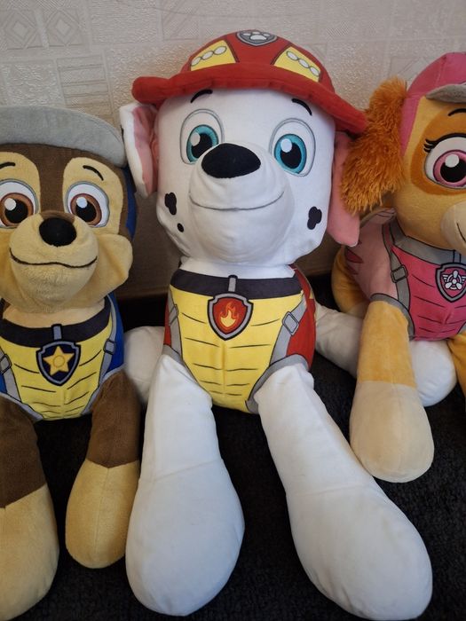 Большие игрушки щенячий патруль скай гонщик маршал
