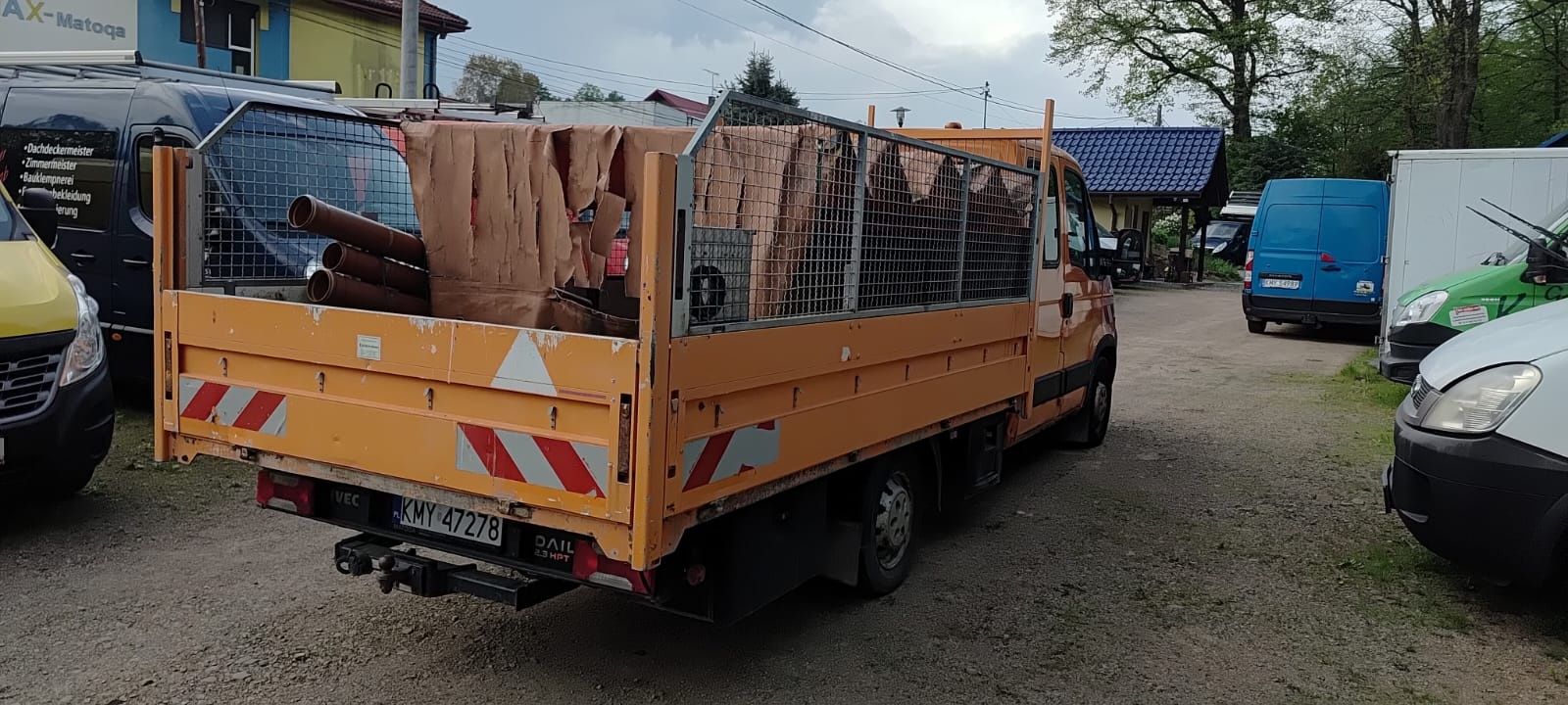 Iveco doka brygadówka brygadowy ducato 6 osobowy rama