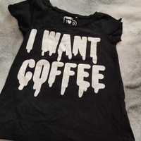 Koszulka nocna i want coffee8
