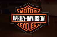 LED Neon Harley-Davidson, Logo, Znaczek, Emblemat, Szyld, Reklama 3D