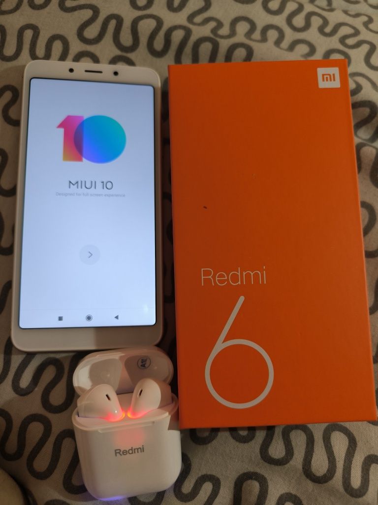 Xiaomi Redmi 6a novo + fone