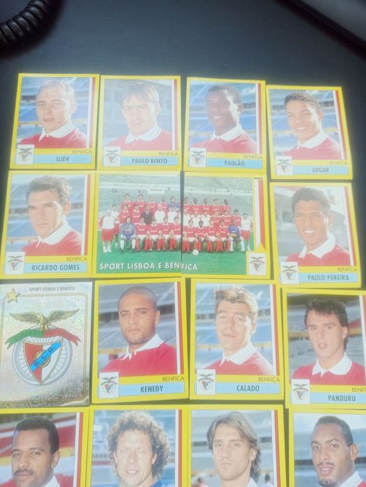 Cromos Benfica época 95/96