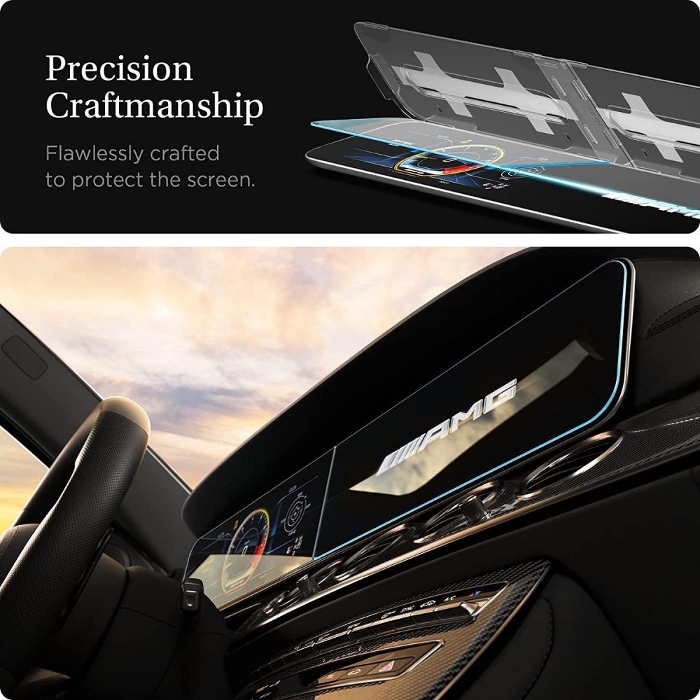 Szkło Hartowane Spigen Glas.tr Set Do Mercedes E-Class 2020 / 2021