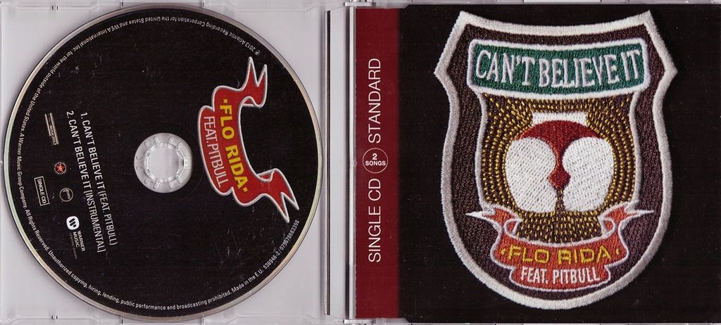 Flo Rida Feat. Pitbull - Can't Believe It - CDs