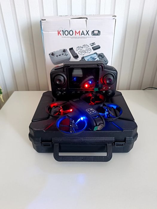 Dron z kamerą K100 MAX Stabilny Lot NOWY Prezent