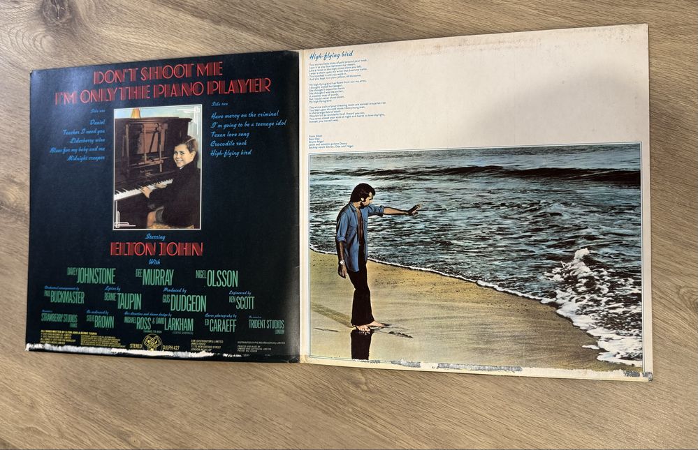 Disco Vinil Elton John - Don't Shoot Me I'm Only the Piano Player UK
