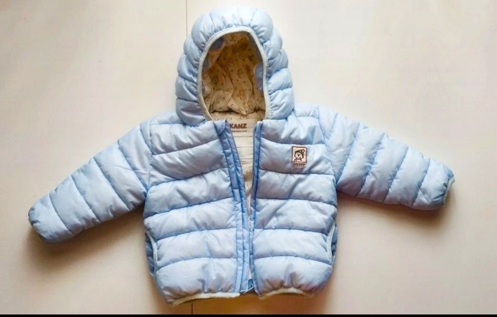 Kurtka kanz niebieska 68 zimowa