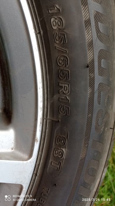 Felga aluminiowa Seat 15" 5x100 5,5J ET40 opony zimowe