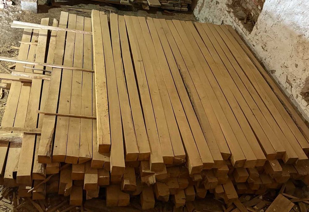 Брус дубовий 120*120*3000 мм - 126 шт або 5,44м3