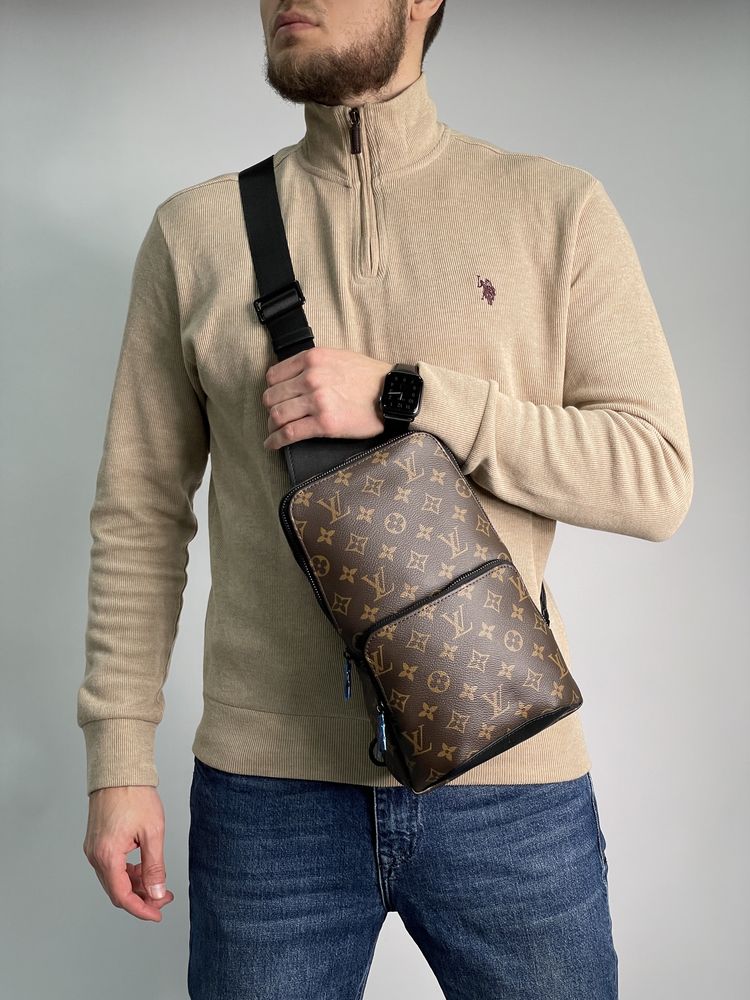 Чоловіча сумка Louis Vuitton мужская сумка слинг барсетка мессенджер