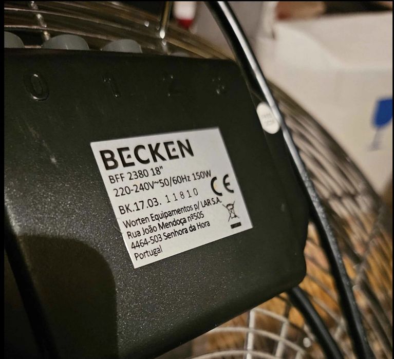 Ventoinha como Nova.