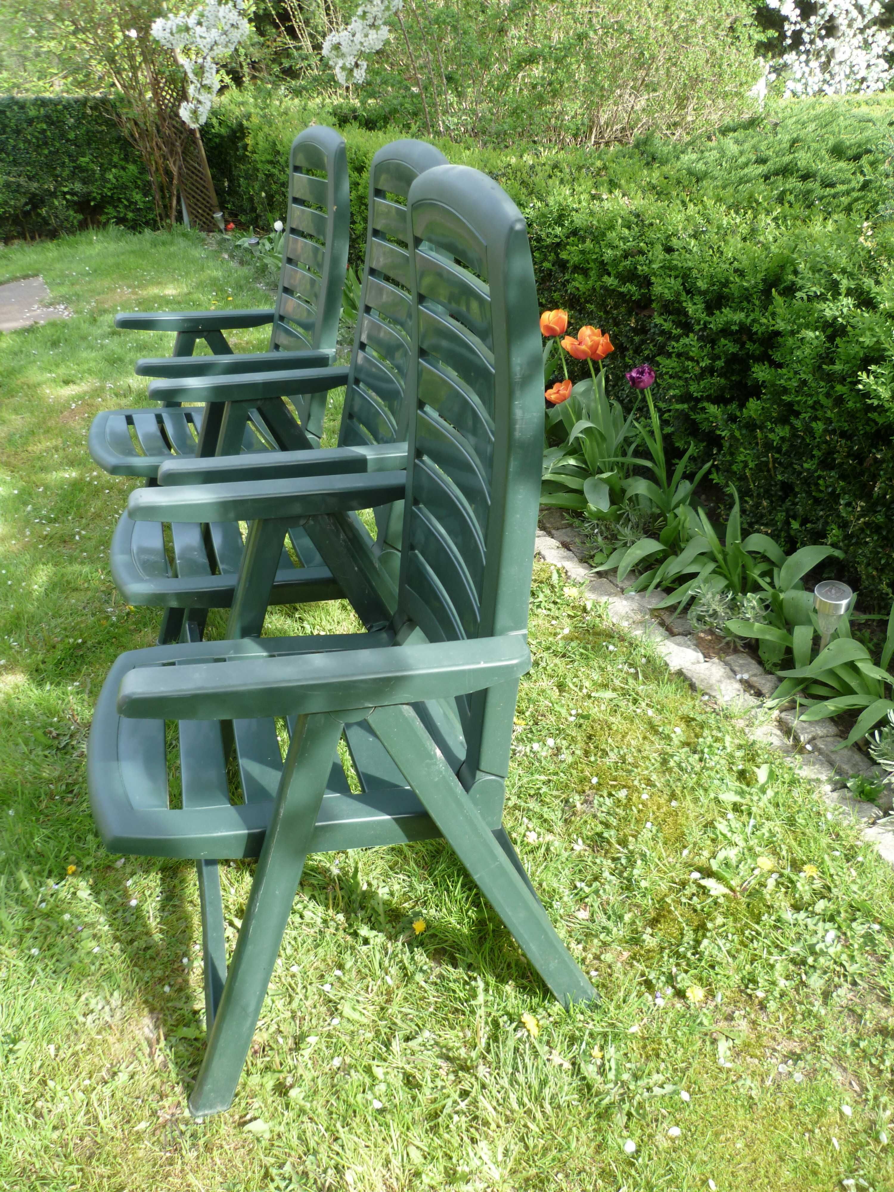 Krzesła ogrodowe składane Still Garden Santiago 3 sztuki