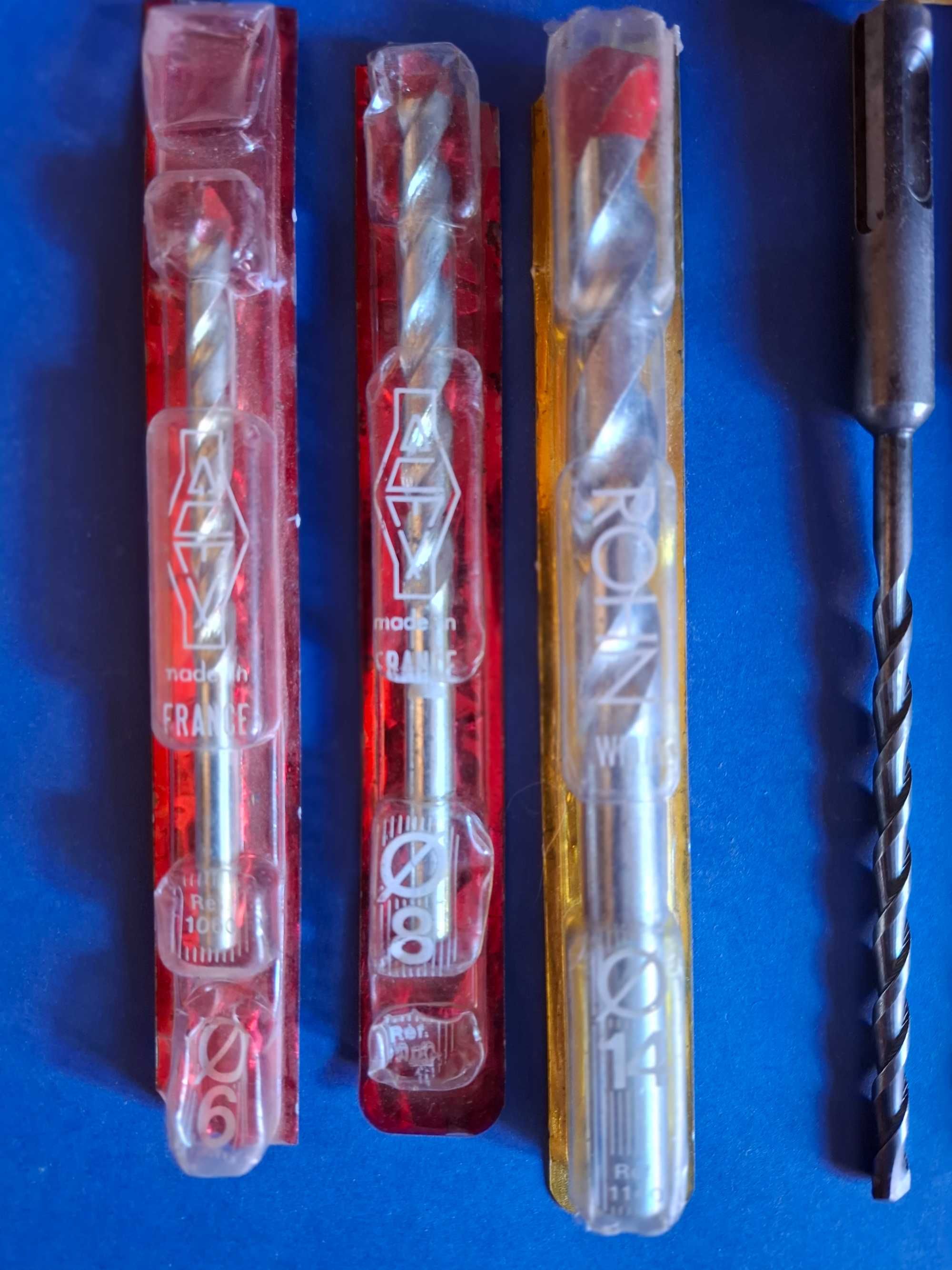 Conjunto brocas para betão