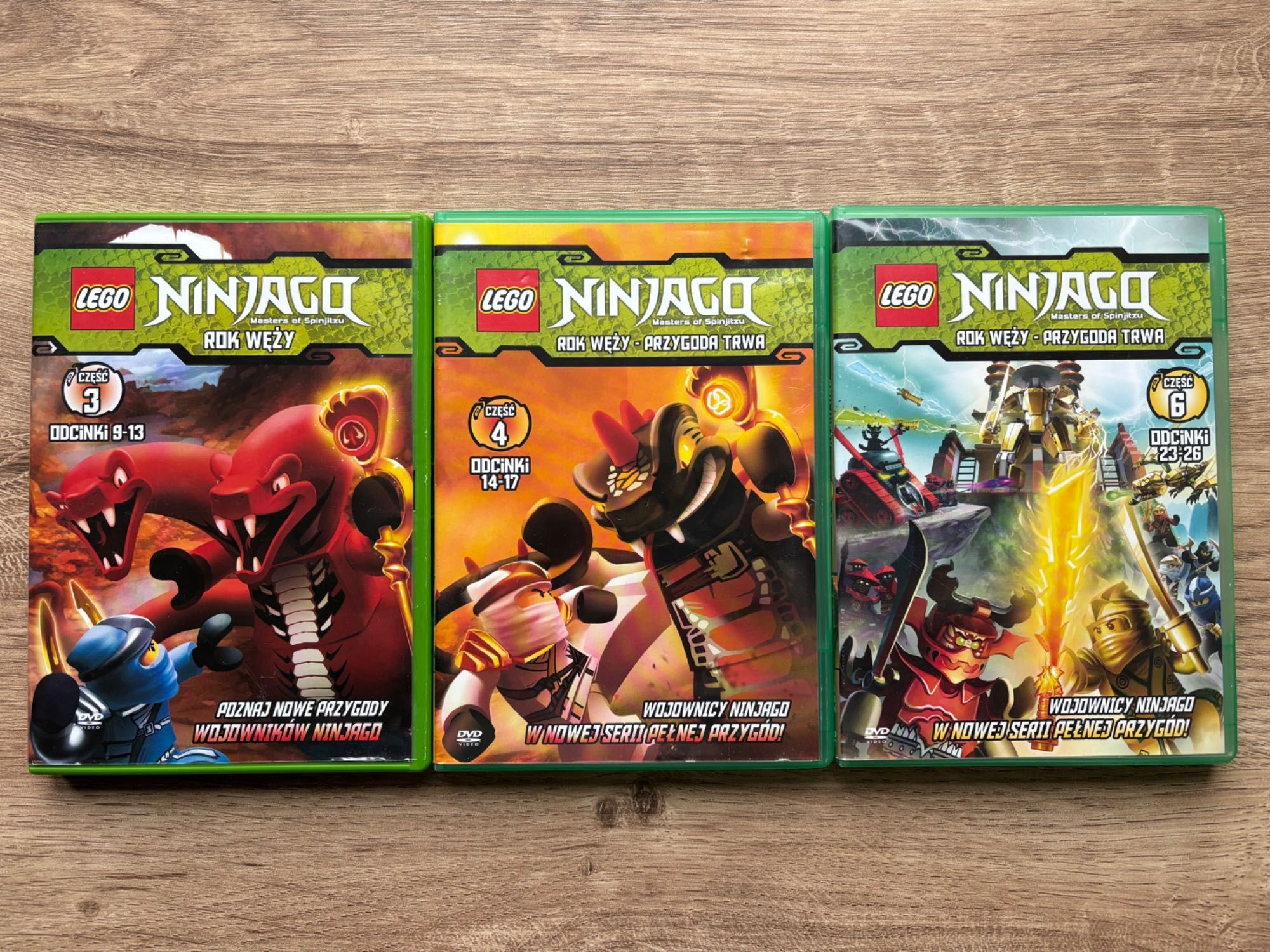 Bajki Lego Ninjago / kolekcja 13 płyt DVD