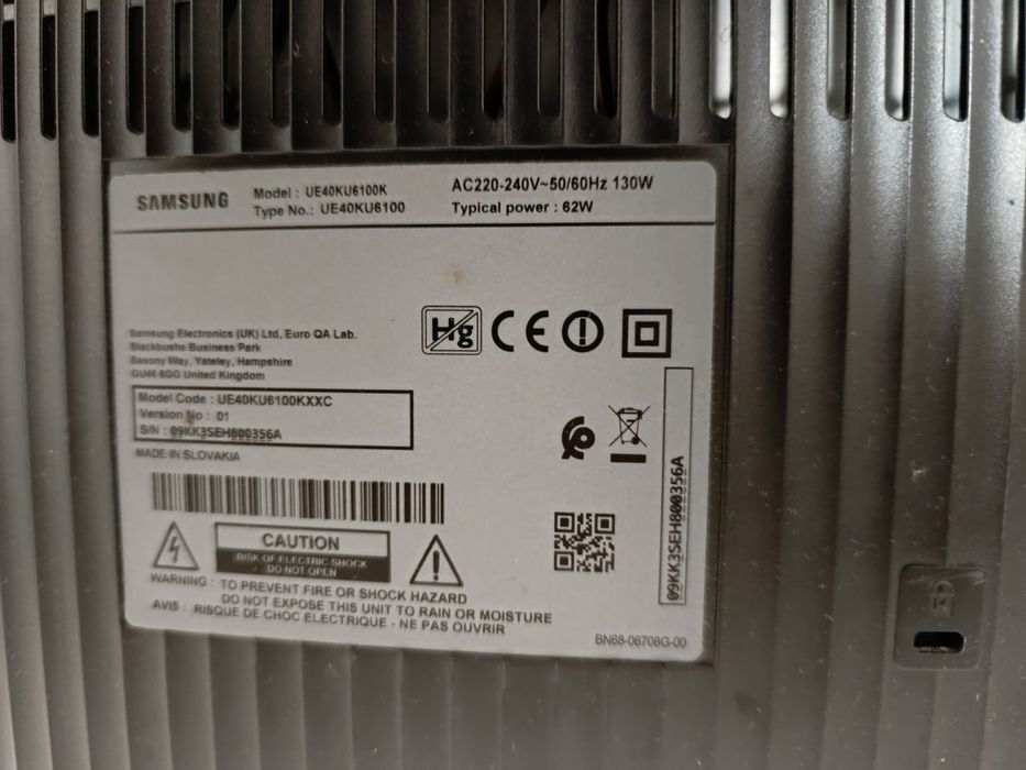 SmartTv Samsung UE40KU6100K
