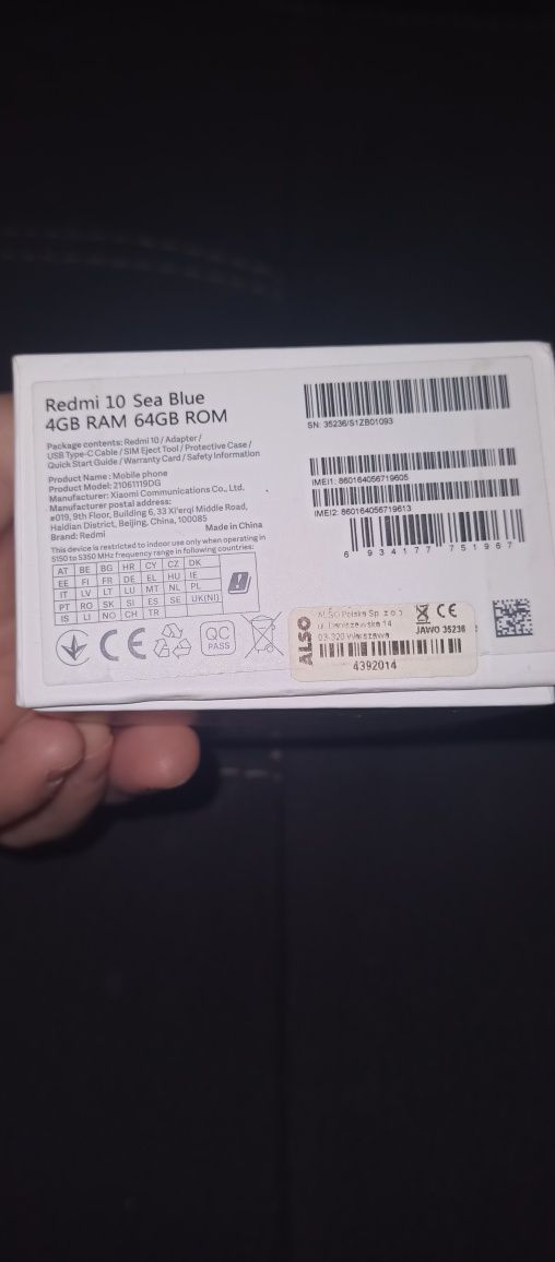 Nowy redmi 10 2022 paragon