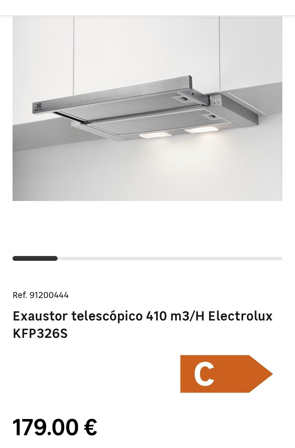 Exaustor Telescópico Electrolux KFP326S - NOVO
