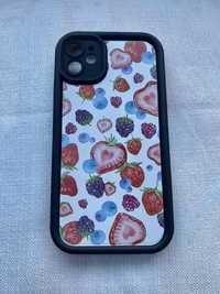 capa iphone 11 frutos vermelhos