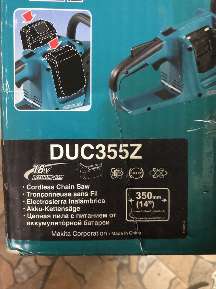 Makita duc355z по запчастинам